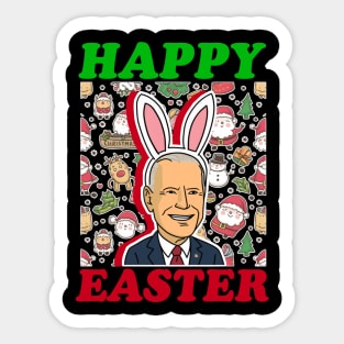 Joe Biden happy easter Sticker